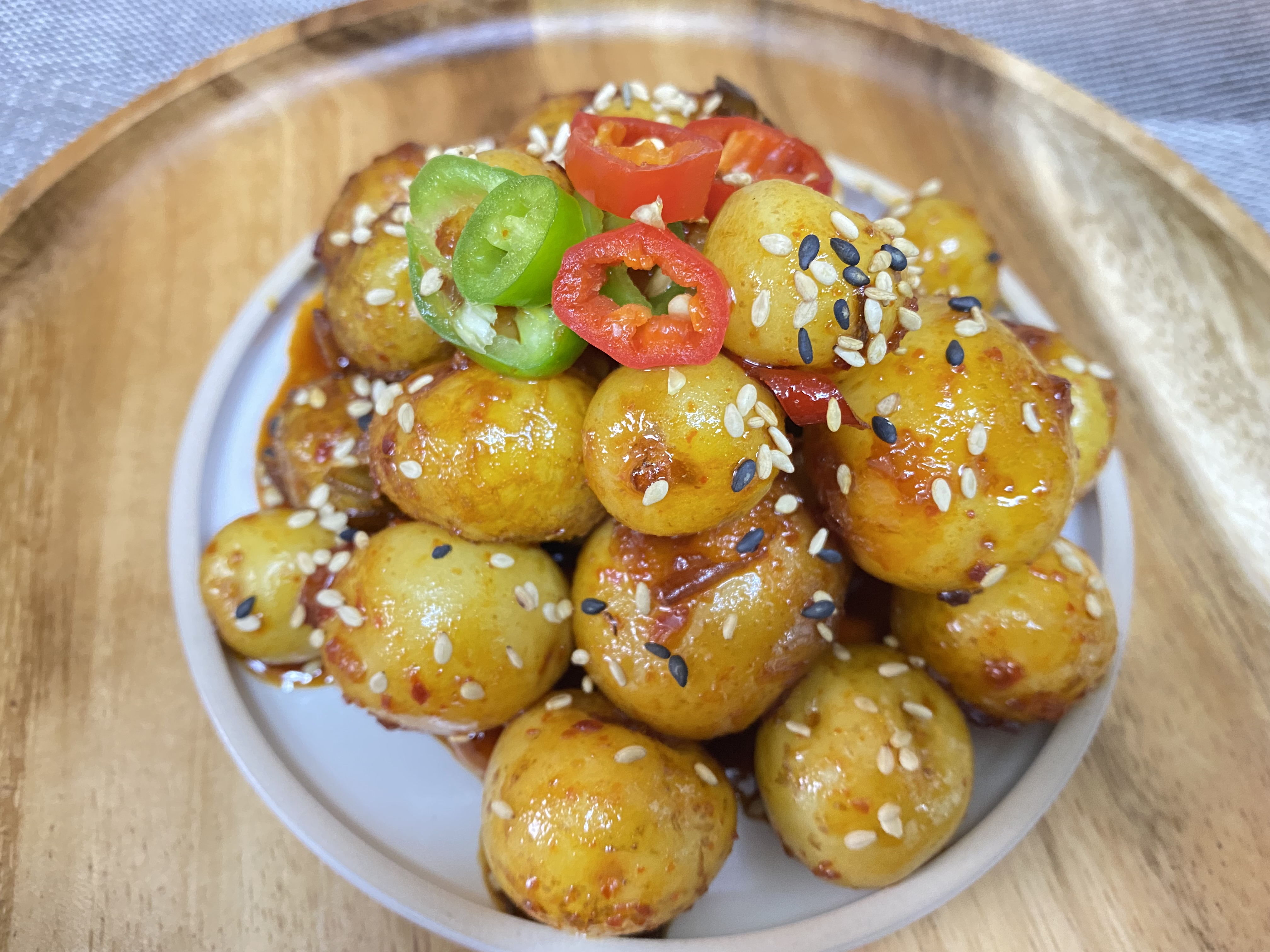 매운알감자조림
