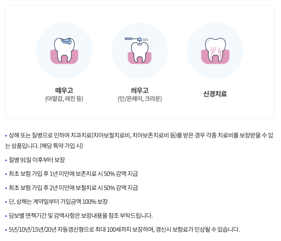 치아보험 인기순위와 다양한 보장 혜택(안보면 손해) 8 치아보험 인기순위와 다양한 보장 혜택(안보면 손해)