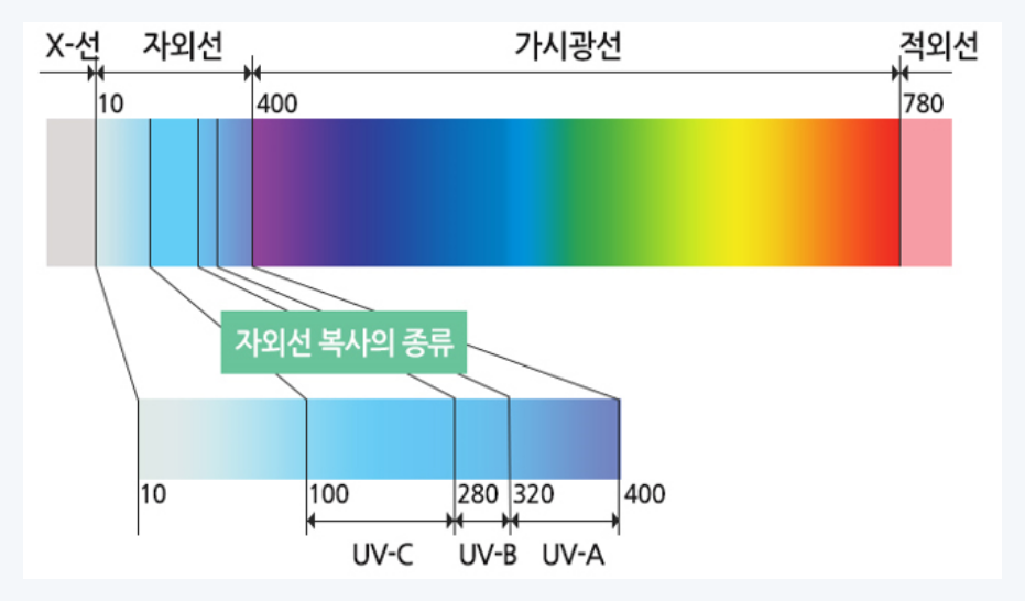 자외선의 종류