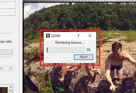 Video File Rendering Frames to GIF