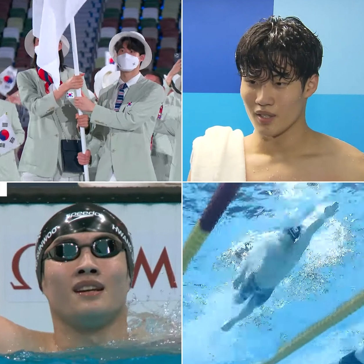 수영황선우도쿄올림픽기수