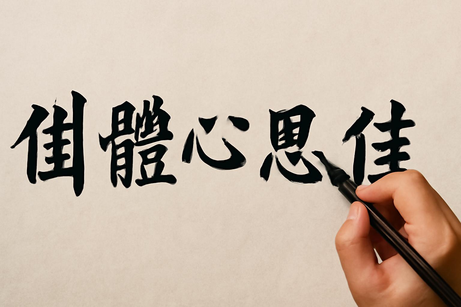 일체유심조 한자 쓰기
