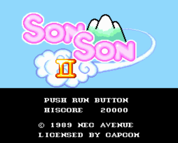  손 손 2 - ソンソンII Son Son II (PC 엔진 PCエンジン PC Engine)