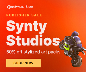  [종료]유니티 에셋 퍼브리셔 세일 Synty 스튜디오 전 에셋 50% 할인