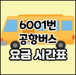6001번 인천공항버스