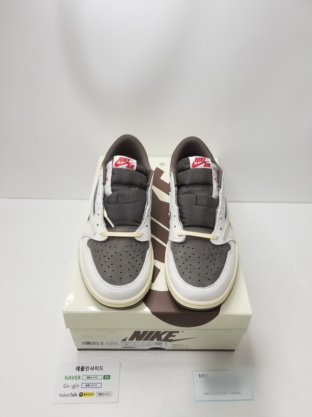  [AIR JORDAN] 트래비스 스캇 x 에어조던1 로우 리버스 모카 DM7866-162 남녀공용 (OG공장)
