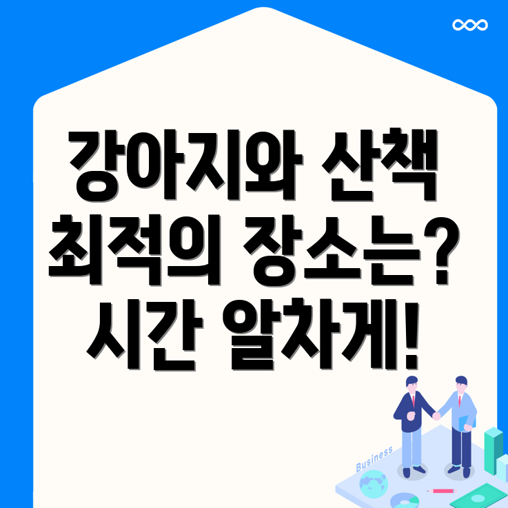 강아지 산책
