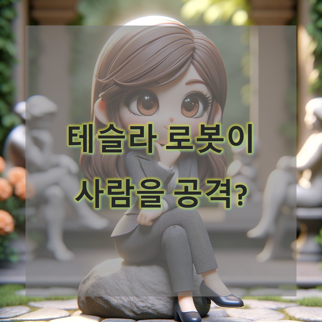 테슬라 로봇이 사람을 공격?