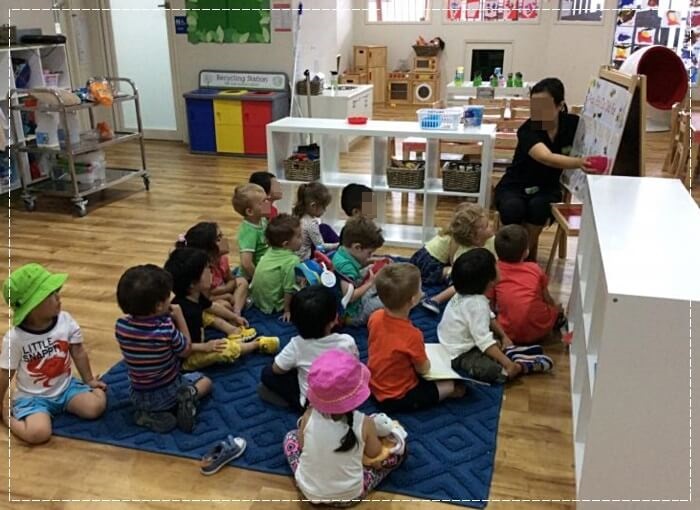 호주 차일드 케어 센터 (유치원) 수업모습
