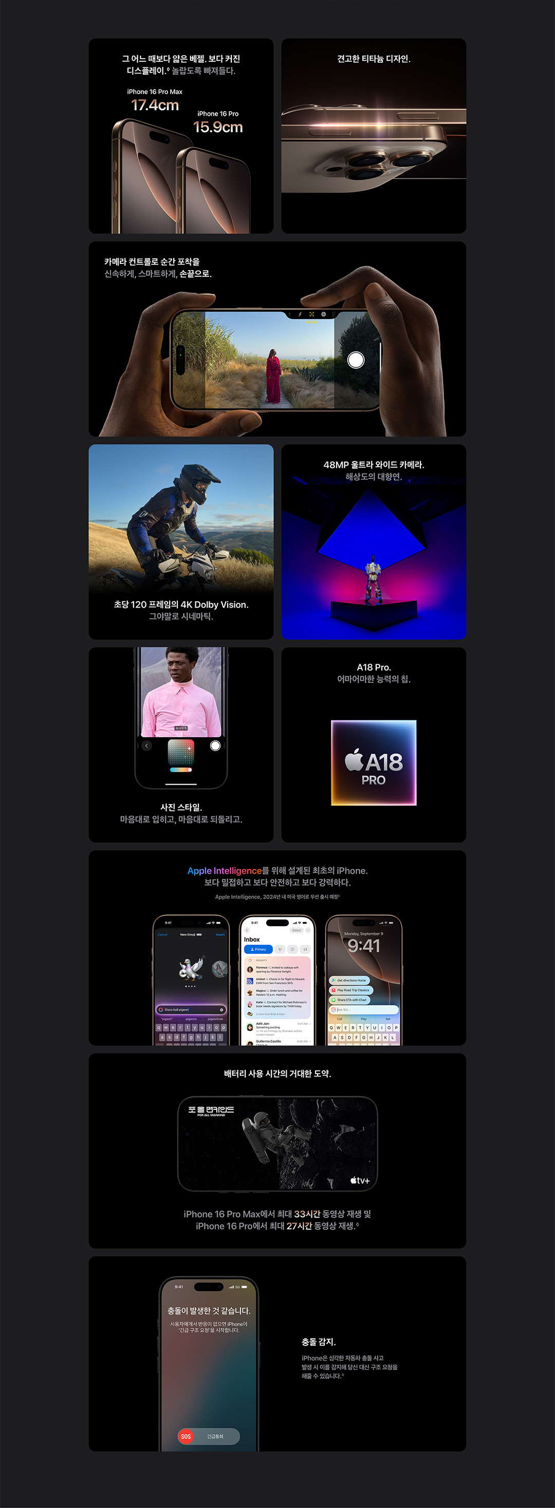 아이폰16 Pro 스펙