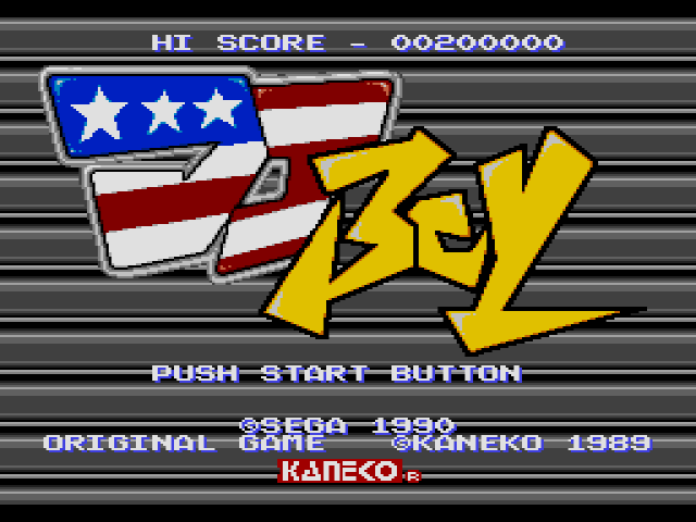  DJ Boy (메가 드라이브 / MD) 게임 롬파일 다운로드