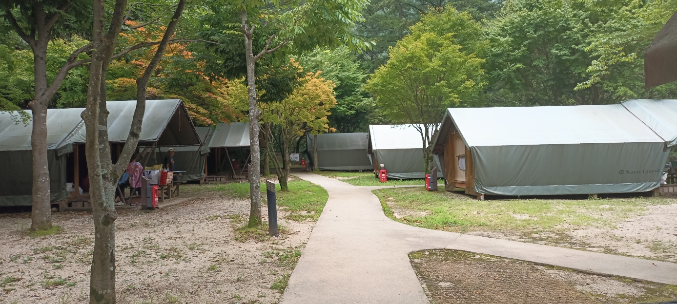 소백산국립공원 남천야영장 특화야영장 이미지