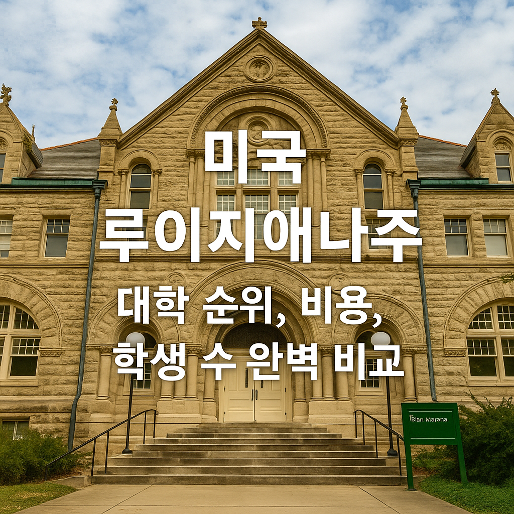 미국 대학 순위-루이지애나주 대학 순위, 비용, 학생 수 완벽 비교 이미지