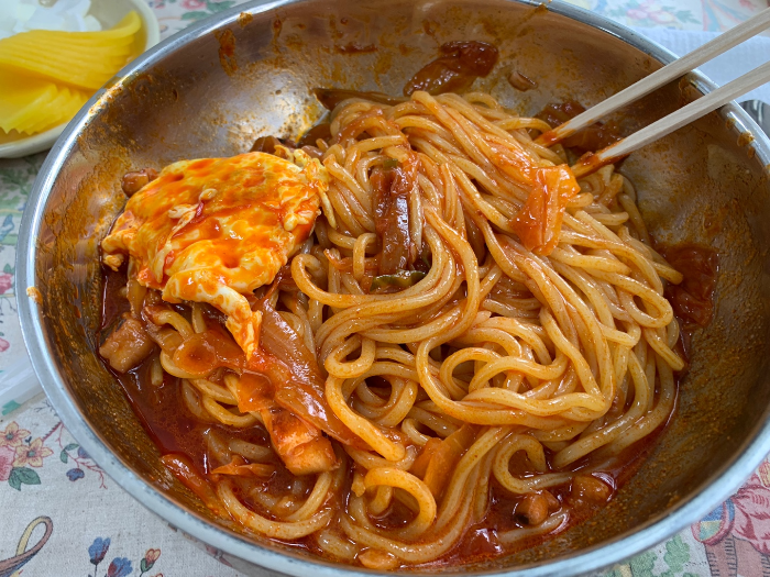 울진 제일반점-비빔짬뽕면-비빈 후