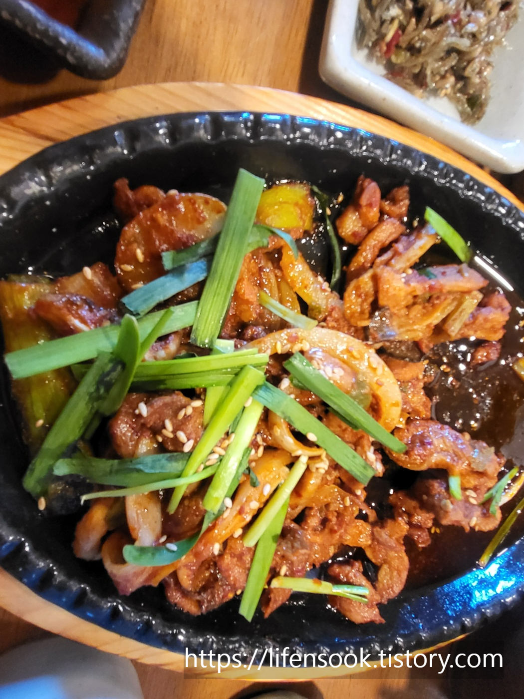 사나산아 오리주물럭