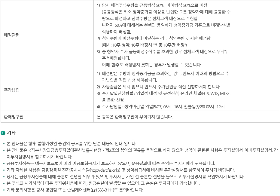 에이디엠코리아 청약