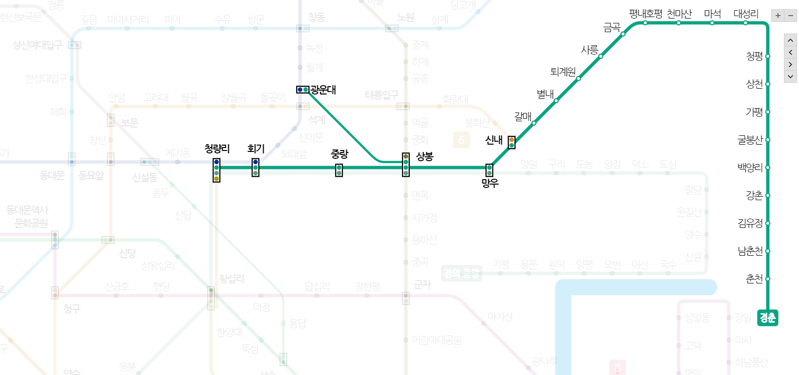 서울 지하철 노선도 크게 보는 방법