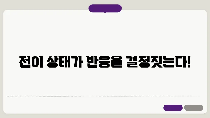 유기 화합물의 전이 상태와 에너지 장벽
