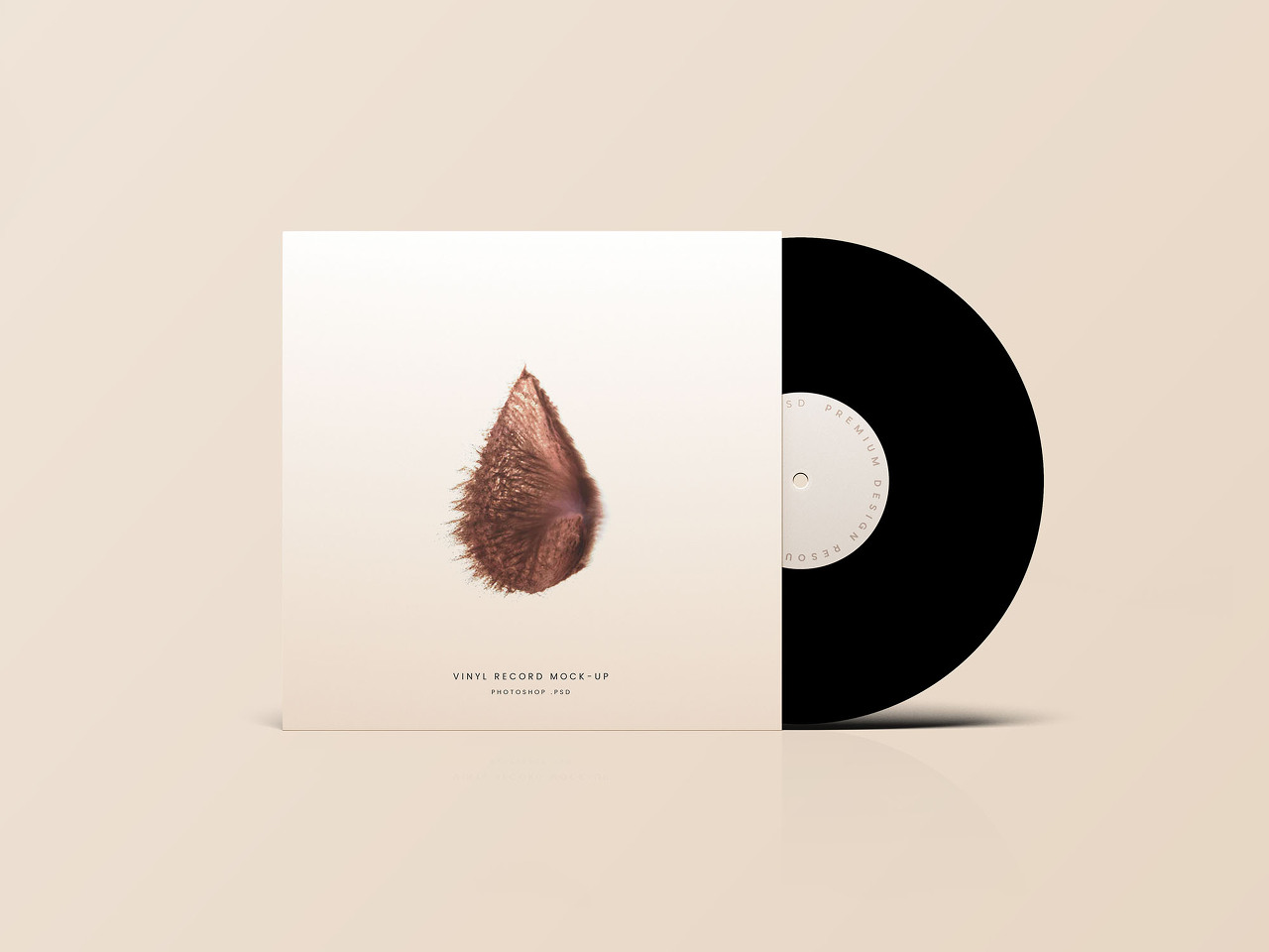 Vinyl Record Mockup(레코드판 목업)