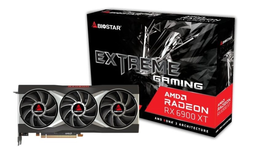  바이오스타 라데온 RX6900XT 그래픽 카드 발표