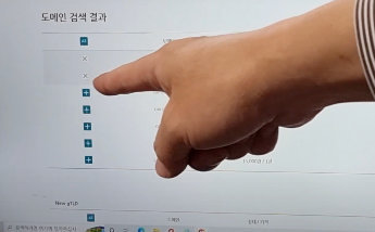 도메인 검색 결과