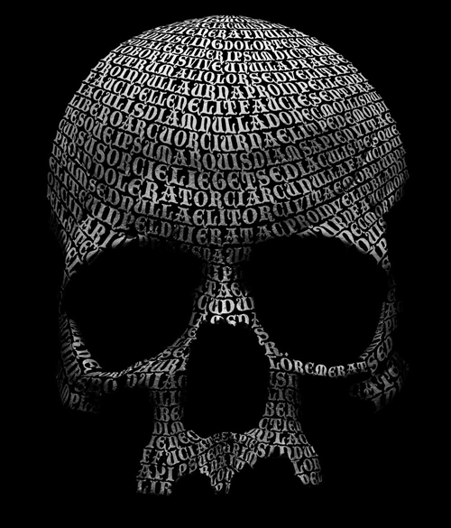 포토샵 해골 효과 만드는 방법1