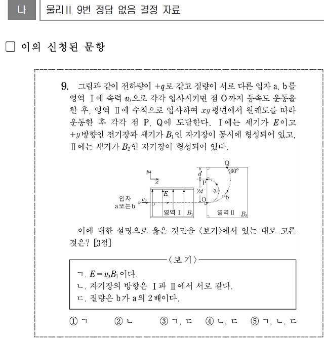 2022 수능 문제 오류 2022 수능 생명과학2 출제오류 문제 9