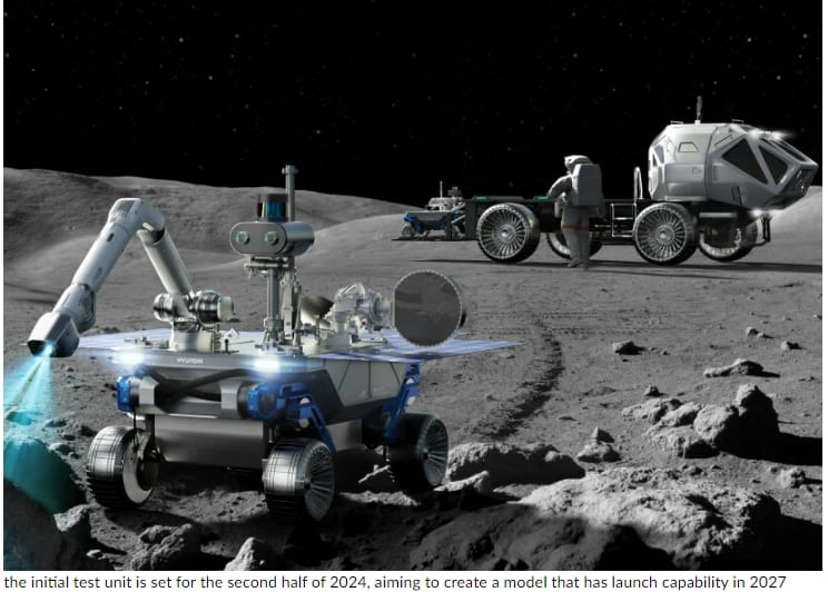  자동차에 이어 우주까지 진출하는 현대자동차...달 탐사 로봇 개발 착수 VIDEO: Hyundai motor starts developing lunar exploration rover model dedicated to moon missions
