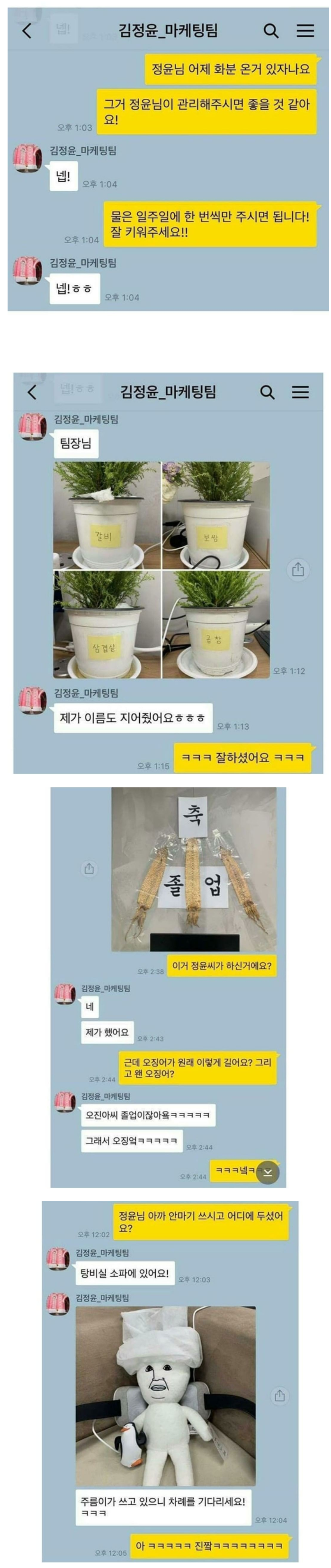  회사에 들어온 보통 아닌 인턴