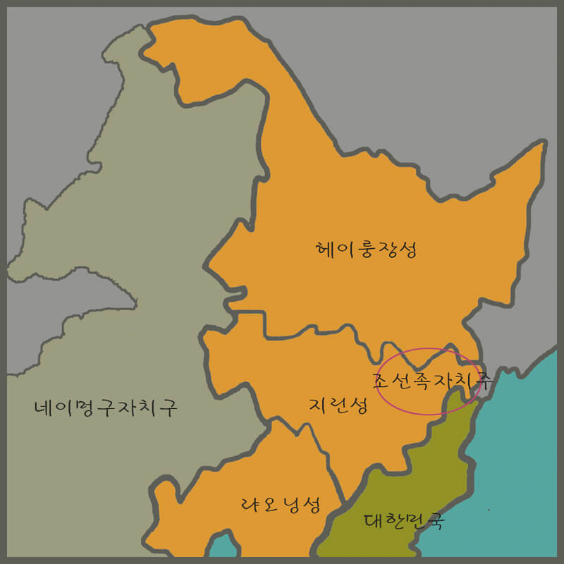 동북공정-지도-이미지