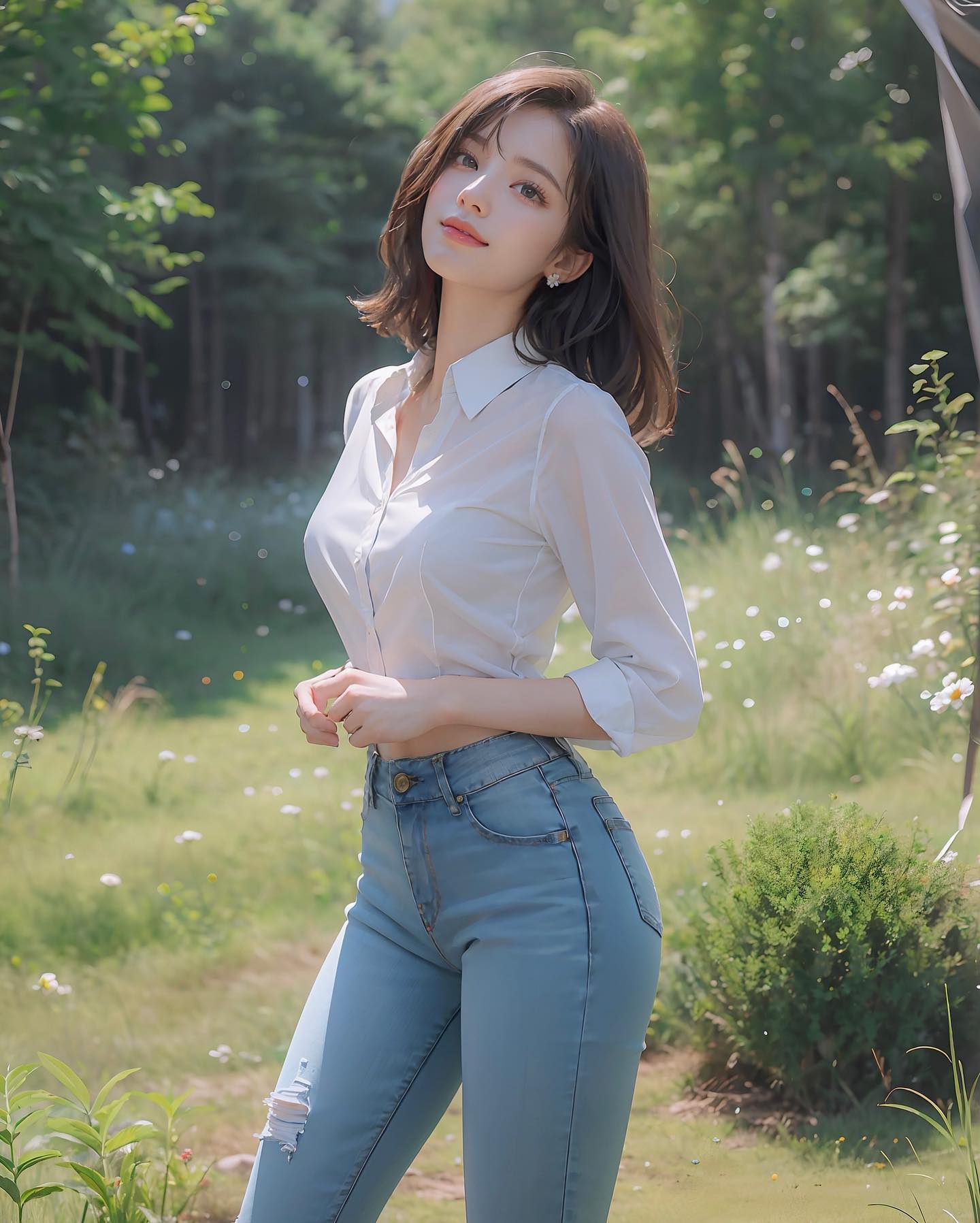  AI ART : Realistic Korean women 1