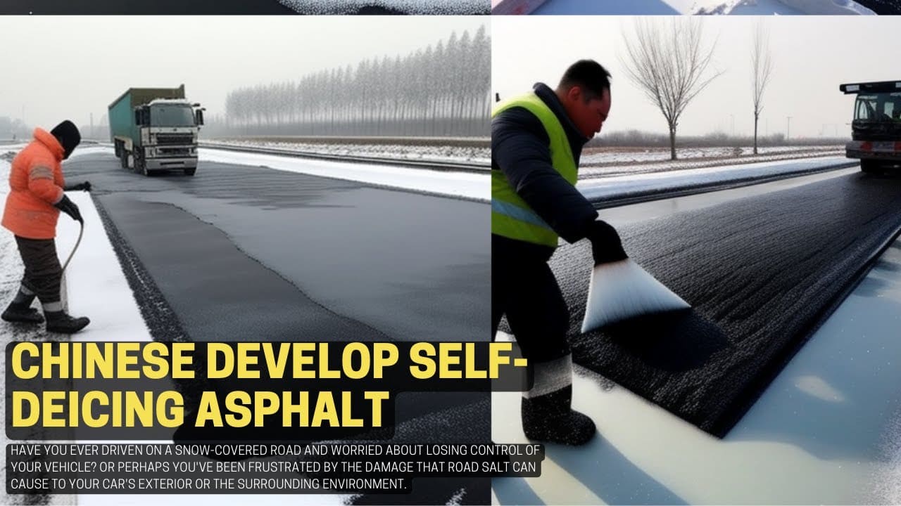 새로운 도로 결빙 방지기술 VIDEO: Chinese researchers develop self-deicing asphalt