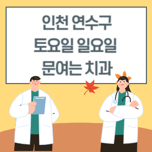 인천 연수구 토요일 일요일 치과 진료 병원 리스트-001