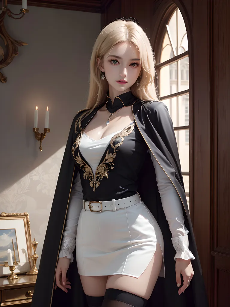 AI 반실사 럭셔리 의상 공주 여왕 컨셉 이미지