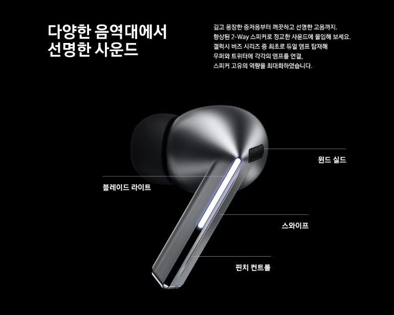 갤럭시 버즈3 프로 음질