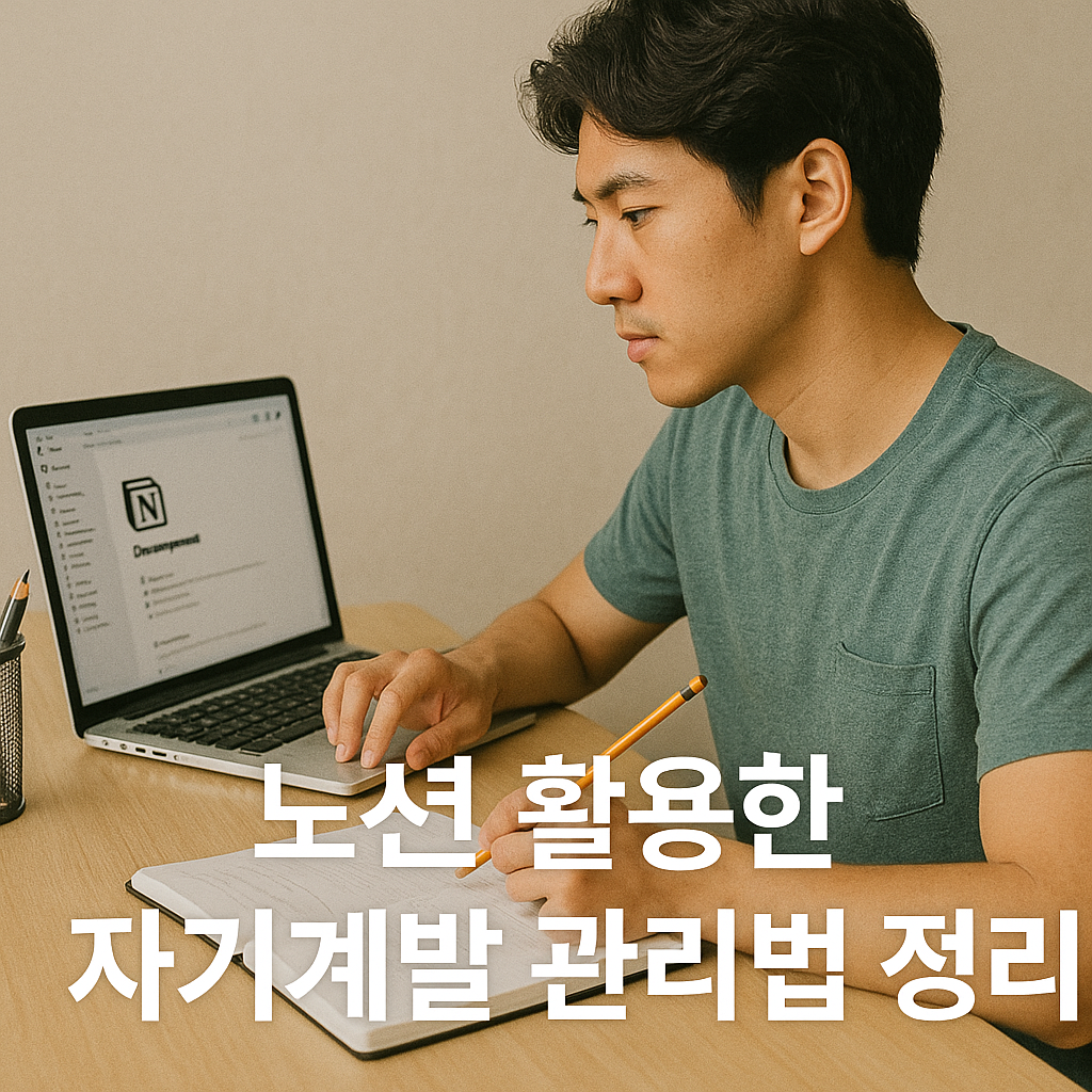 노션 활용한 자기계발 관리법 정리 이미지