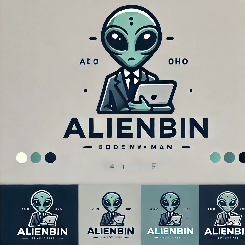 alienbin초기생성로고