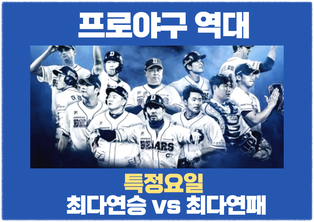 특정요일 최다연패