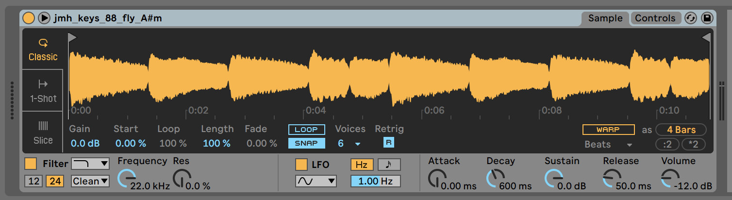  에이블톤라이브 초간단 샘플러 Simpler!! It's so simple! Ableton Live sampler!