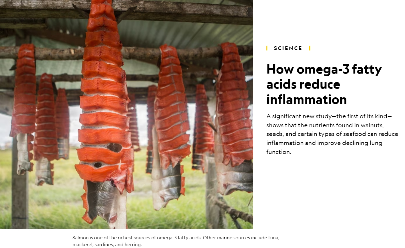  오메가-3 지방산이 염증을 줄여주는 방법 How omega-3 fatty acids reduce inflammation