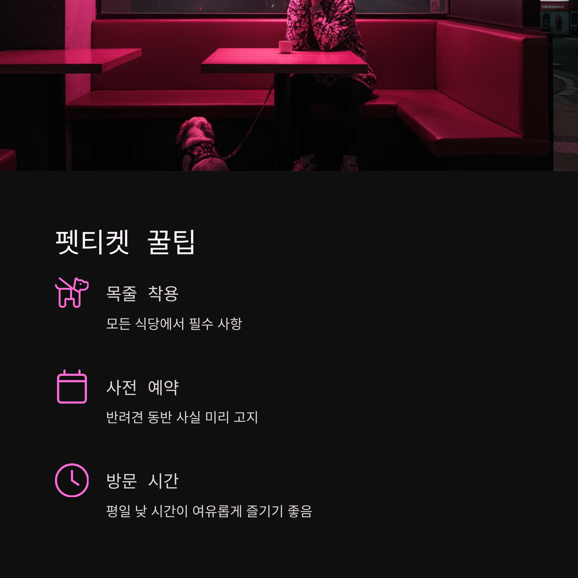 강남구 반려견 동반 식당, 어디까지 가봤니?