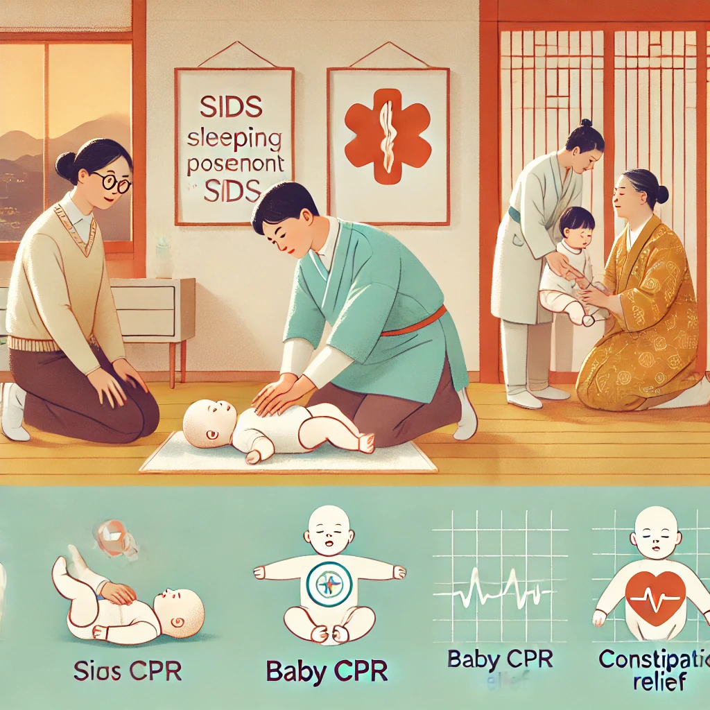 SIDS 예방 및 응급처치 팁관련 내용 정리