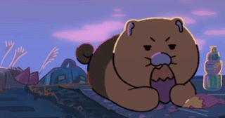  갤럭시 z플립3 커버화면 춘식이 gif 다운로드