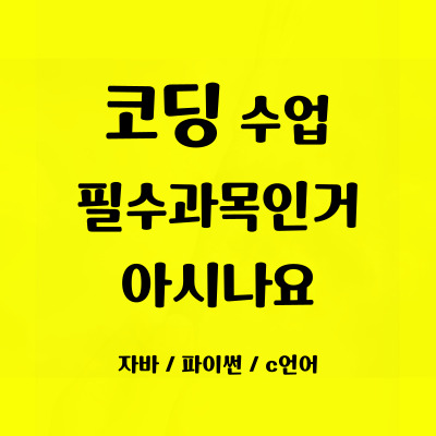  포남동 초등학생 코딩학원 옥천동 중학생 코딩과외 일대일 자바스크립트 파이썬 필수과목 방학특강