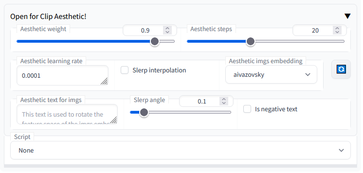 Open for Clip Aesthetic