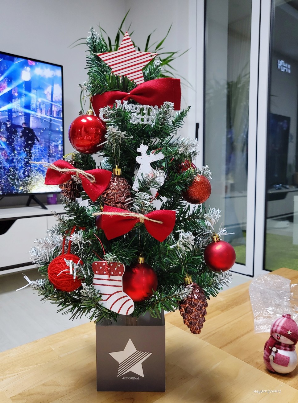 트리전구 세컨플래닛 구매 후기 완전 추천! 크리스마스 트리 60cm 조아트, 커튼형 조명 6