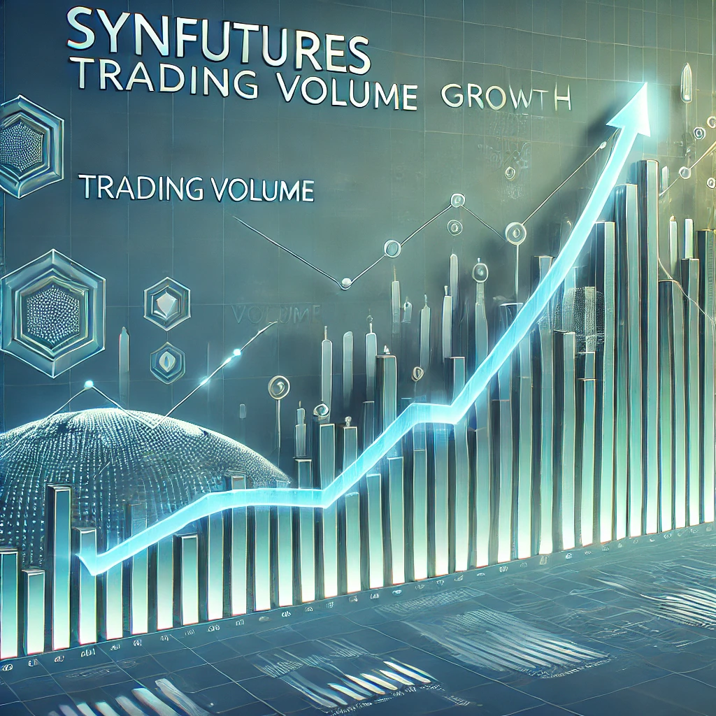 SynFutures의 거래량 증가 추세를 나타내는 데이터