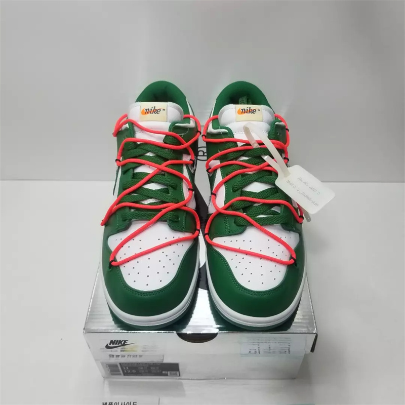  [NIKE] 나이키 X 오프화이트 SB 덩크 로우 파인 그린 CT0856-100 남녀공용 (X공장)