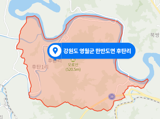  2020년 11월 - 강원 영월군 한반도면 후탄리 트럭사고