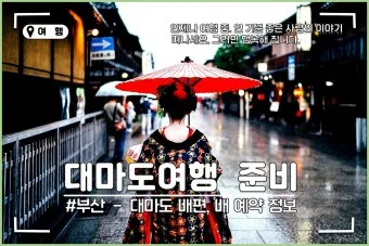 대마도 배편 예약 시간 요금_24
